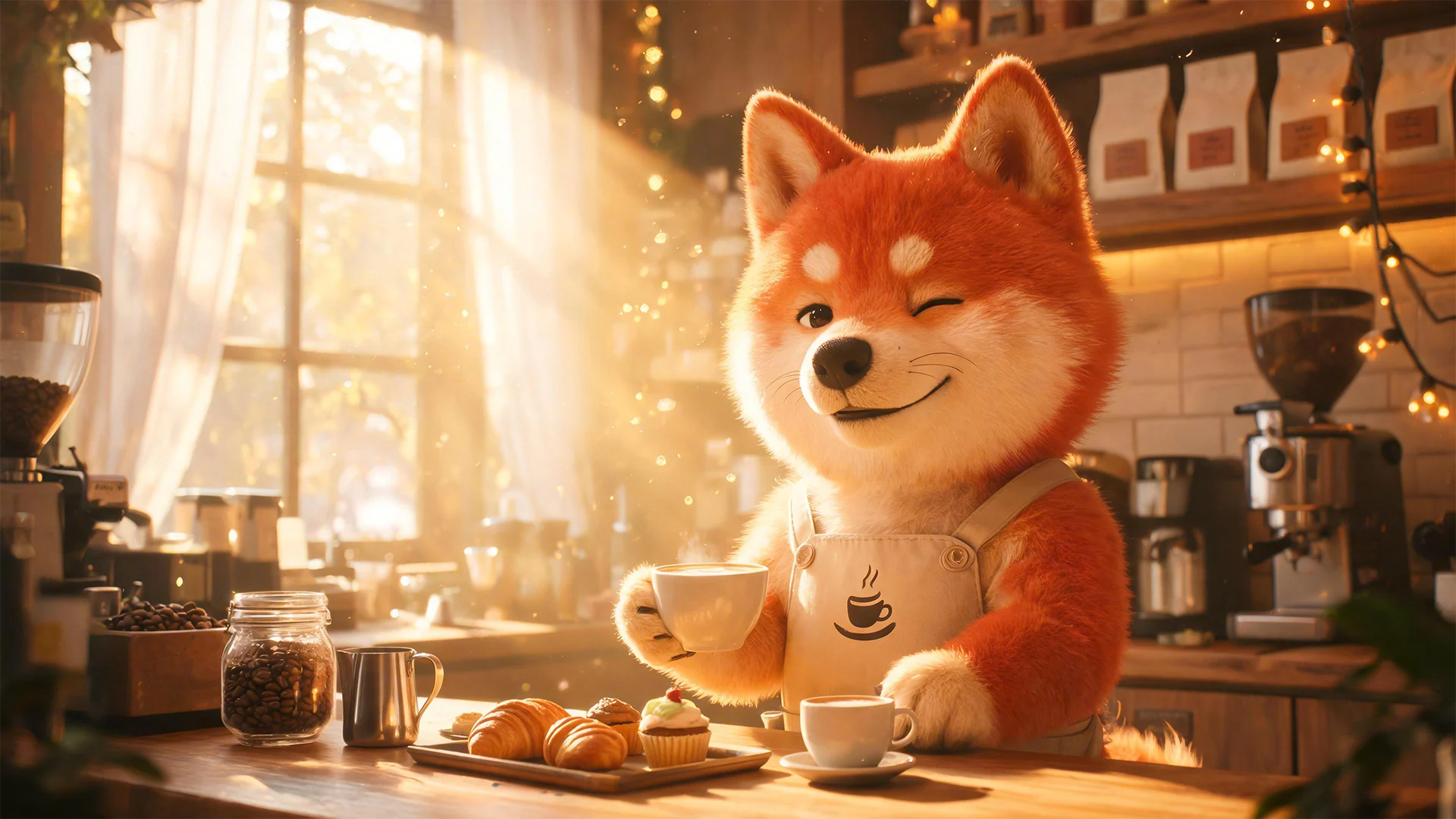 Shiba Inu barista